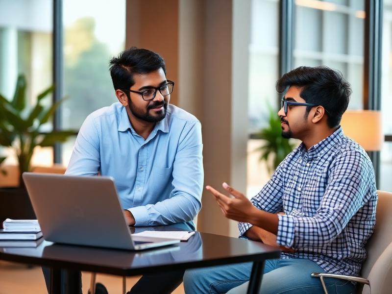 Career mentoring session